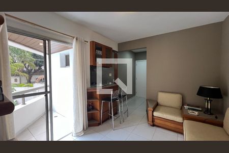 Sala de apartamento para alugar com 1 quarto, 40m² em Paraíso, São Paulo