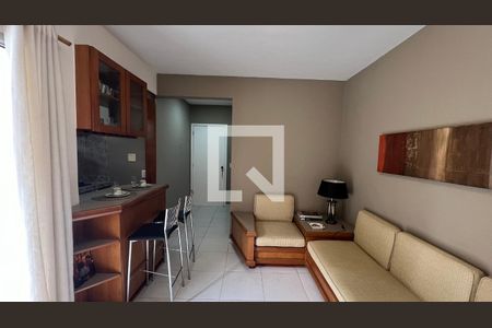 Sala de apartamento para alugar com 1 quarto, 40m² em Paraíso, São Paulo