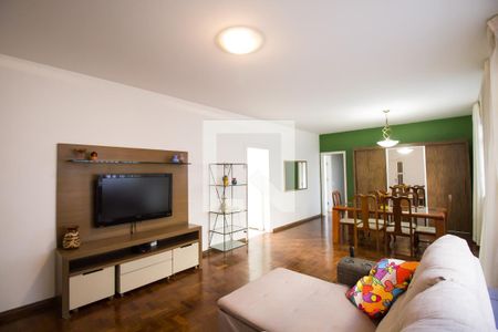 Sala de apartamento para alugar com 3 quartos, 110m² em Sion, Belo Horizonte