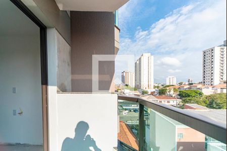 Varanda da Sala de apartamento à venda com 2 quartos, 60m² em Vila Leopoldina, Santo André