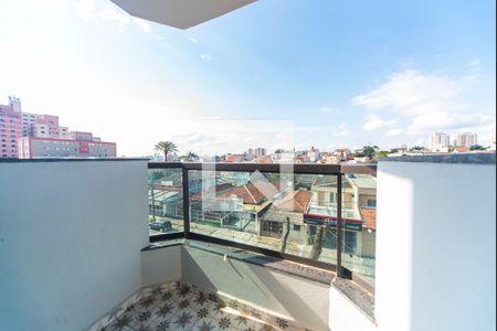 Varanda da Sala de apartamento à venda com 2 quartos, 60m² em Vila Leopoldina, Santo André