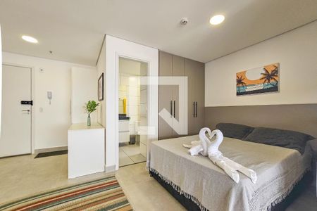 Quarto  de apartamento para alugar com 1 quarto, 48m² em Enseada, Guarujá