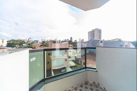 Varanda da Sala de apartamento à venda com 2 quartos, 60m² em Vila Leopoldina, Santo André