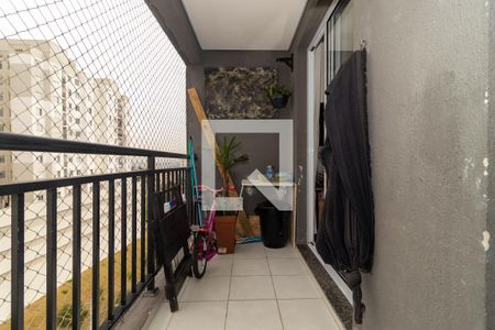 Varanda da Sala de apartamento para alugar com 2 quartos, 49m² em Vila Andrade, São Paulo