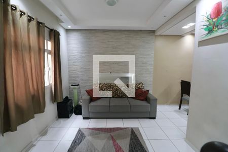 Sala de casa para alugar com 2 quartos, 70m² em Balneario Cidade Atlantica, Guarujá