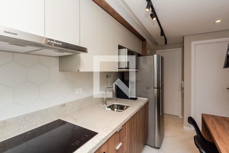 Sala/Cozinha de apartamento para alugar com 2 quartos, 36m² em Indianópolis, São Paulo