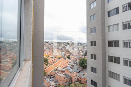 Vista da sala de casa de condomínio à venda com 2 quartos, 44m² em Jardim Sao Saverio, São Bernardo do Campo