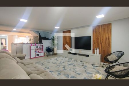 Sala de Estar de casa à venda com 3 quartos, 301m² em Santa Maria, São Caetano do Sul