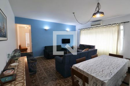 Sala de apartamento para alugar com 3 quartos, 114m² em Balneario Cidade Atlantica, Guarujá