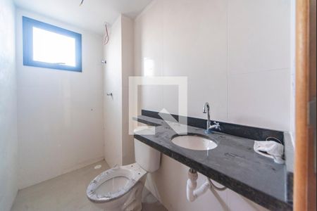 Banheiro Social de apartamento para alugar com 2 quartos, 60m² em Vila Leopoldina, Santo André