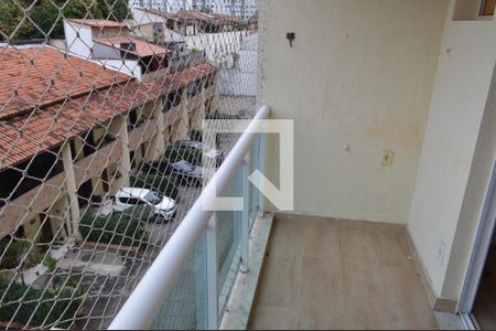 Varanda da Sala de apartamento à venda com 3 quartos, 80m² em Pechincha, Rio de Janeiro