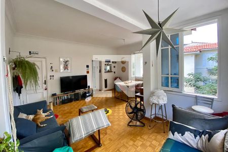 Sala de apartamento à venda com 3 quartos, 104m² em Laranjeiras, Rio de Janeiro