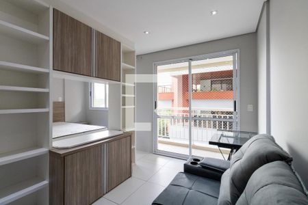 Sala de apartamento para alugar com 1 quarto, 33m² em Panamby, São Paulo