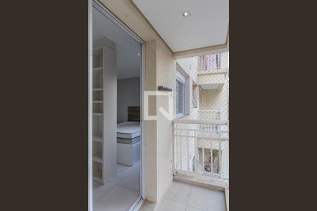 Varanda Sala  de apartamento para alugar com 1 quarto, 33m² em Panamby, São Paulo