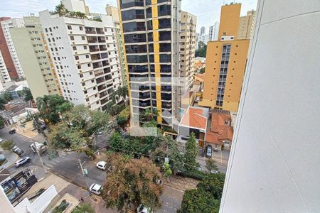 Vista da sala  de apartamento à venda com 1 quarto, 66m² em Cambuí, Campinas
