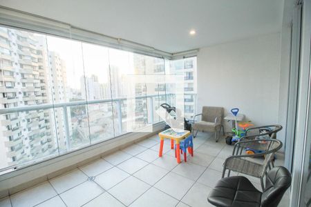 varanda de apartamento para alugar com 3 quartos, 100m² em Jardim Anália Franco, São Paulo