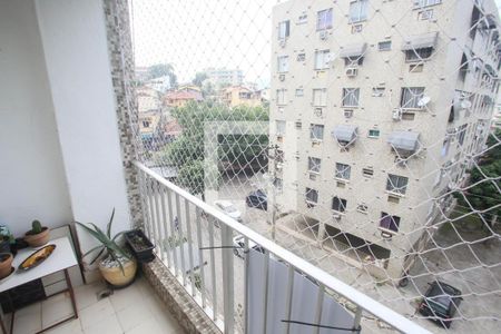 Varanda da Sala de apartamento para alugar com 2 quartos, 57m² em Taquara, Rio de Janeiro