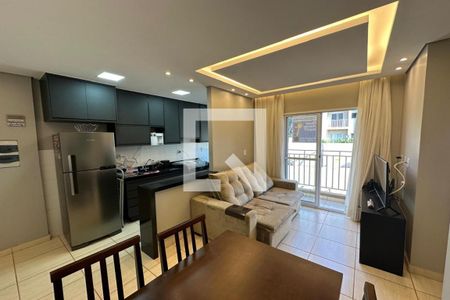 Sala de apartamento para alugar com 2 quartos, 48m² em Bonfim Paulista, Ribeirão Preto