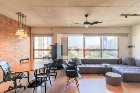 Sala de apartamento à venda com 1 quarto, 73m² em Jardim das Acácias, São Paulo
