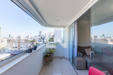 Varanda da Sala de apartamento para alugar com 3 quartos, 113m² em Buritis, Belo Horizonte