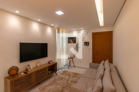 Sala de apartamento à venda com 2 quartos, 55m² em Arvoredo Ii, Contagem