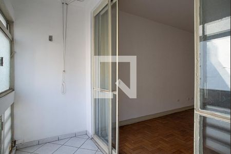 Varanda da Sala/Quarto de kitnet/studio à venda com 1 quarto, 36m² em Consolação, São Paulo