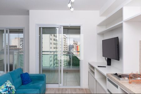 Sala de kitnet/studio para alugar com 1 quarto, 33m² em Barra Funda, São Paulo