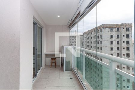 Varanda de kitnet/studio para alugar com 1 quarto, 33m² em Barra Funda, São Paulo