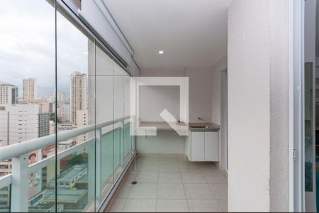 Varanda de kitnet/studio para alugar com 1 quarto, 33m² em Barra Funda, São Paulo