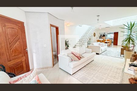 Sala de Estar - Sala de Jantar de casa à venda com 3 quartos, 120m² em Vila Floresta, Santo André