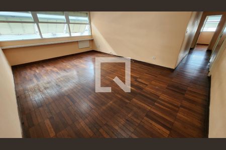 Sala de apartamento para alugar com 3 quartos, 141m² em Gonzaga, Santos