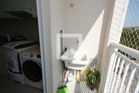 Varanda e Área de Serviço de apartamento para alugar com 2 quartos, 37m² em Jardim Alfredo, São Paulo