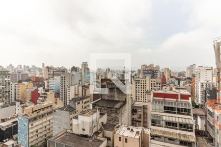 Studio - Vista da Varanda de kitnet/studio à venda com 1 quarto, 23m² em República, São Paulo