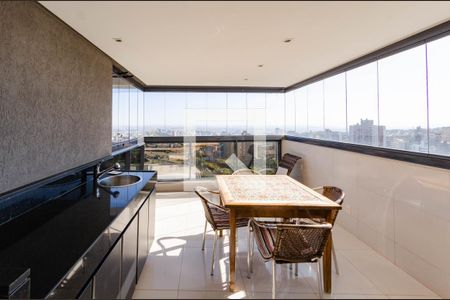 Varanda de apartamento à venda com 4 quartos, 156m² em Belvedere, Belo Horizonte