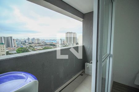 Varanda de kitnet/studio para alugar com 1 quarto, 31m² em Quarta Parada, São Paulo