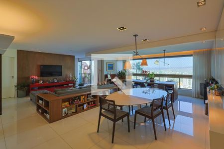 Sala de Jantar de apartamento à venda com 4 quartos, 201m² em Vila da Serra, Nova Lima