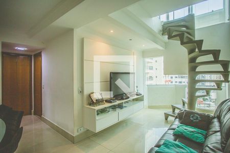 Sala de Estar de apartamento para alugar com 3 quartos, 168m² em Chácara Inglesa, São Paulo