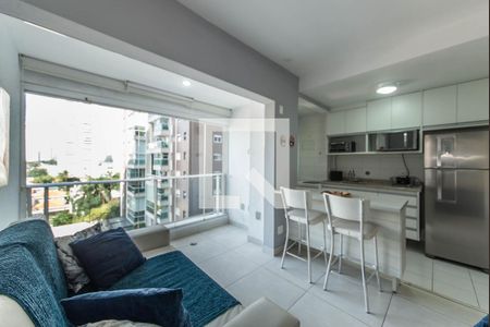 Sala/Quarto de apartamento para alugar com 1 quarto, 34m² em Itaim Bibi, São Paulo