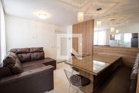 Sala de apartamento para alugar com 2 quartos, 51m² em Jardim America, Sorocaba
