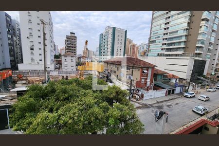 Vista da Sala de apartamento para alugar com 1 quarto, 49m² em Embaré, Santos