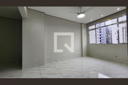 Sala de apartamento para alugar com 1 quarto, 49m² em Embaré, Santos