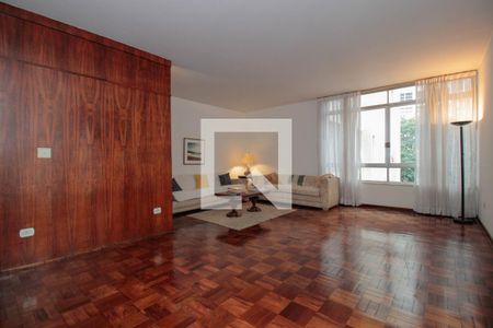 Sala de apartamento para alugar com 3 quartos, 190m² em Paraíso, São Paulo