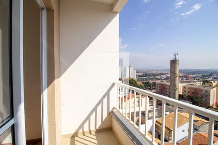 Varanda da Sala de apartamento para alugar com 2 quartos, 53m² em Wanel Ville, Sorocaba