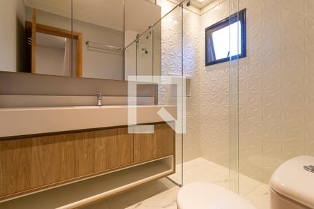 Banheiro da suíte 1 de casa de condomínio à venda com 3 quartos, 193m² em Parque Taquaral, Campinas