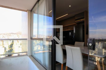 Varanda da Sala de apartamento para alugar com 2 quartos, 170m² em São Pedro, Belo Horizonte