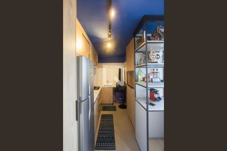Cozinha de apartamento para alugar com 1 quarto, 40m² em Santo Amaro, São Paulo