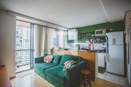 Sala de Estar de apartamento para alugar com 2 quartos, 58m² em Vila Clementino, São Paulo