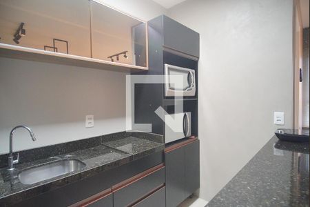 Cozinha de kitnet/studio para alugar com 1 quarto, 27m² em Rio Branco, Novo Hamburgo