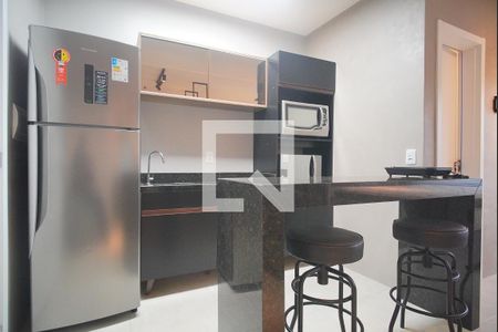 Cozinha de kitnet/studio para alugar com 1 quarto, 27m² em Rio Branco, Novo Hamburgo