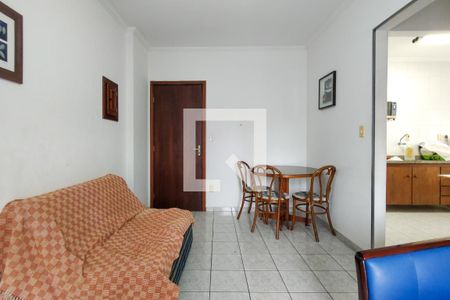 Sala de apartamento para alugar com 1 quarto, 80m² em Guilhermina, Praia Grande